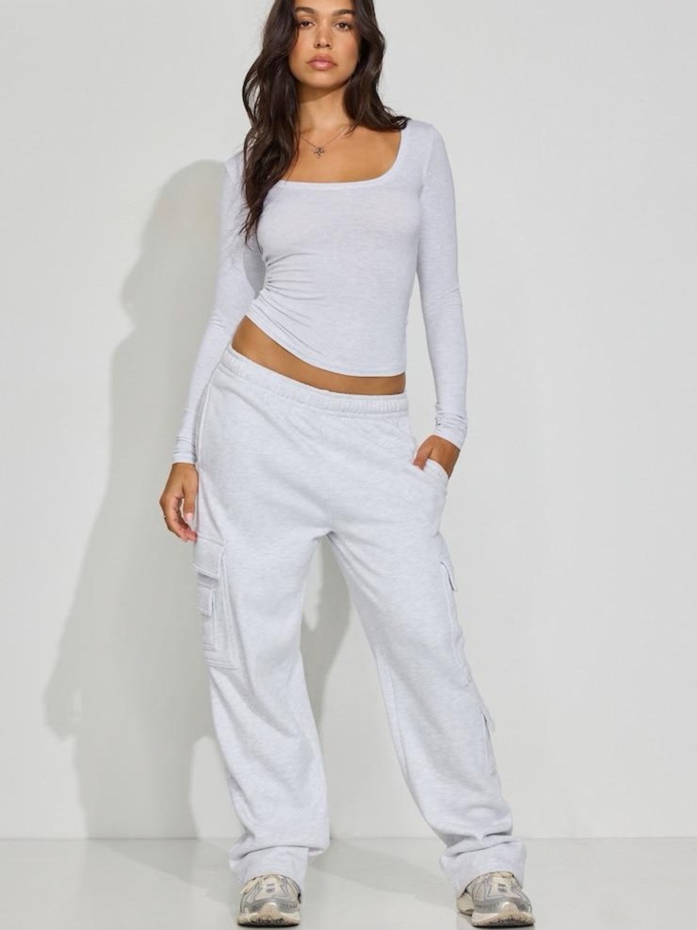 NWT Garage UltraFleece Cargo Sweatpants Gray XXS